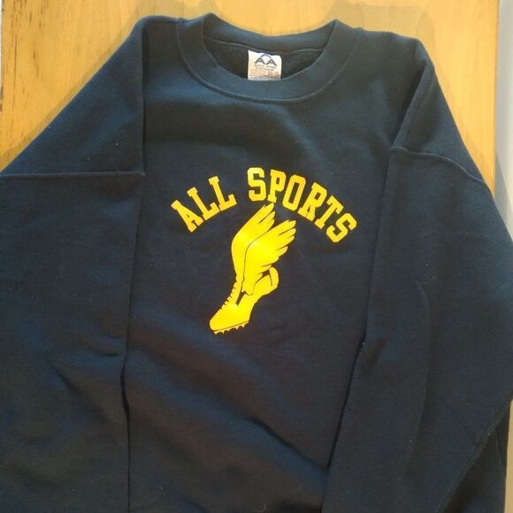 Vintage 90s All Sports Athletic Crewneck Sweatshirt - Picture 2 of 7